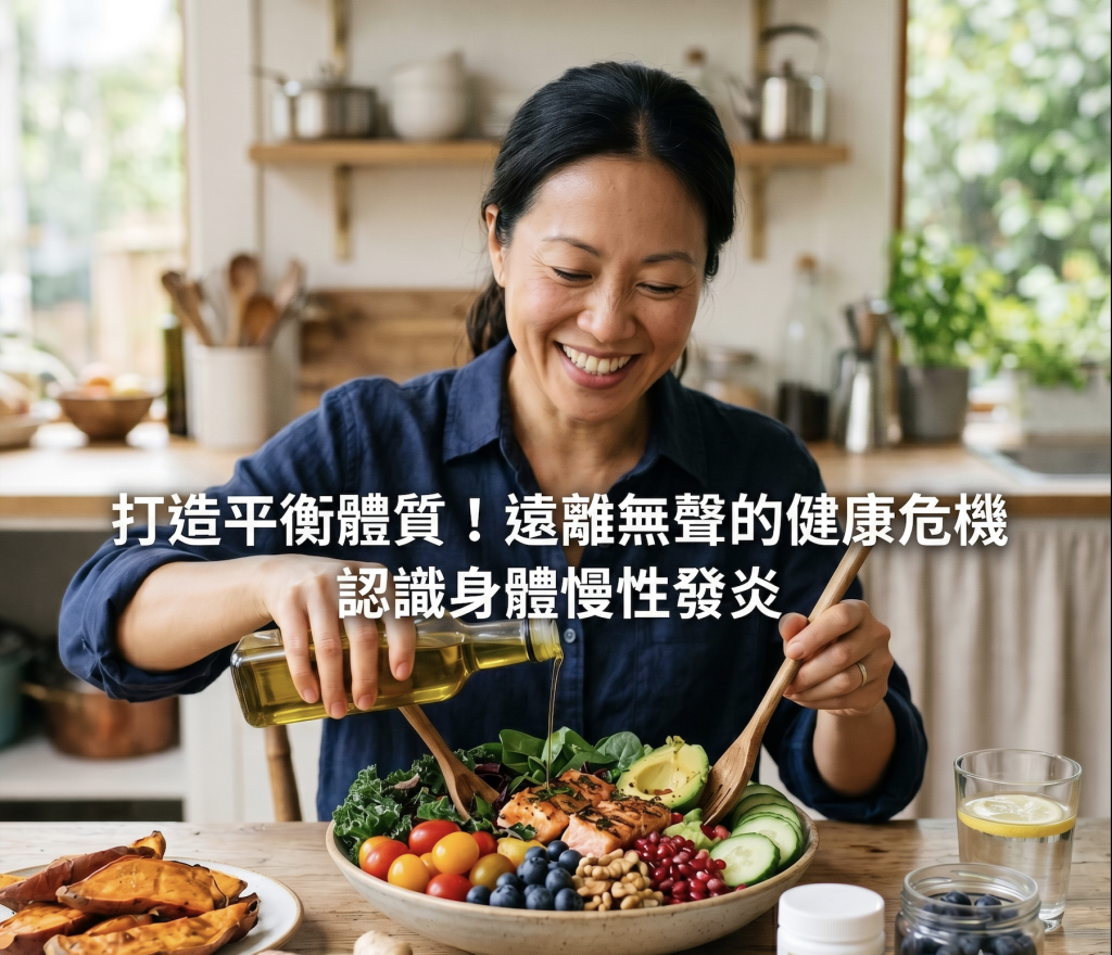 抗發炎飲食建議:運用初榨橄欖油、鮭魚與rTG魚油阻斷身體慢性發炎