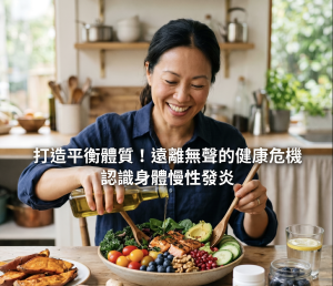 抗發炎飲食建議：運用初榨橄欖油、鮭魚與rTG魚油阻斷身體慢性發炎